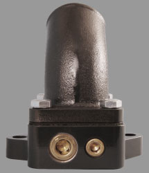 front side of thermostat housing